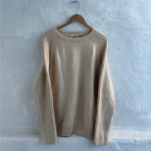 vintage inspired Timberland ribbed-knit crewneck sweater